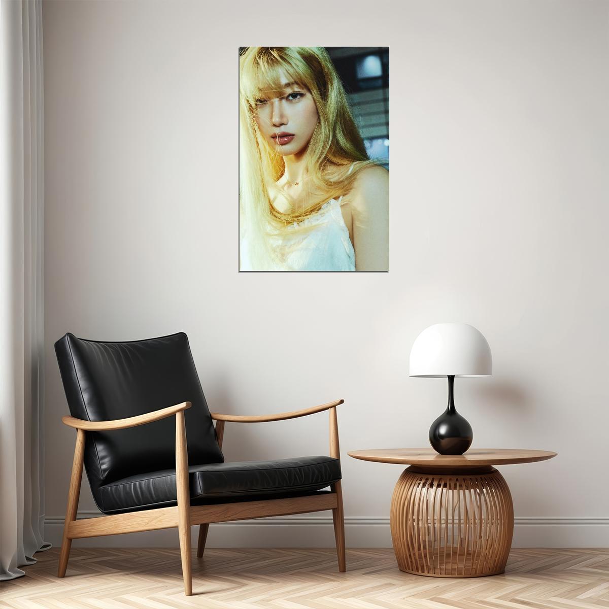 Le Sserafim Kazuha Poster Hot Album Drenched Vetiver Concept Photo Print K-Pop Home Decor For Living Room Aesthetic Kpop Female Girl Group