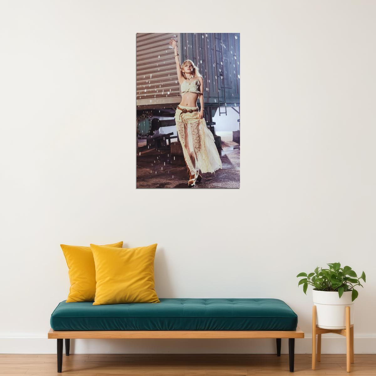 Le Sserafim Sakura Poster Hot Album Drenched Vetiver Concept Photo Print K-Pop Home Decor For Living Room Aesthetic Kpop Female Girl Group
