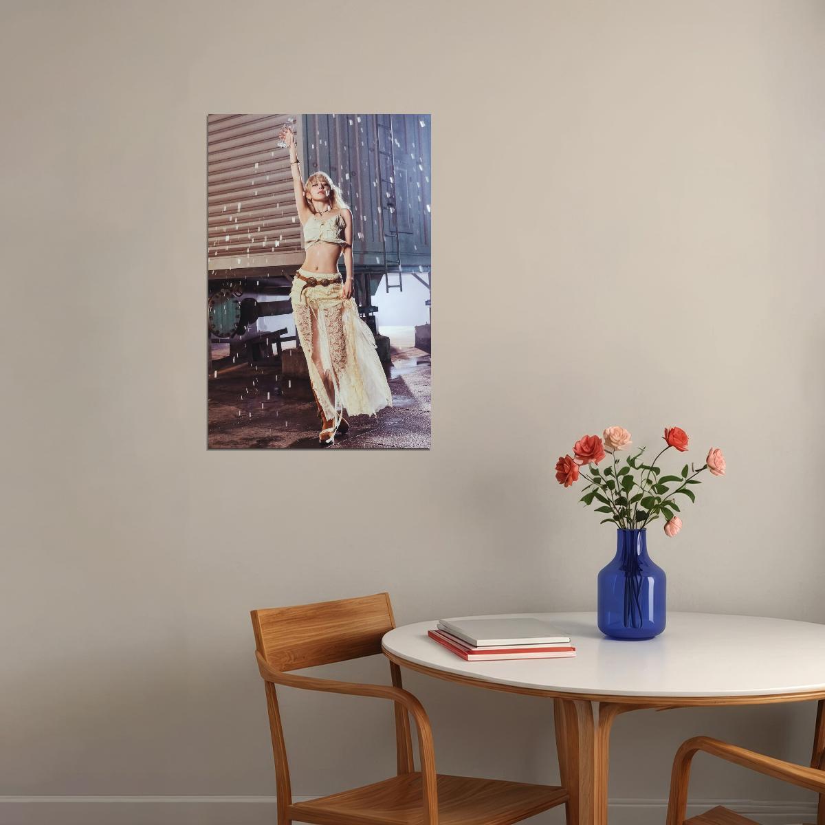Le Sserafim Sakura Poster Hot Album Drenched Vetiver Concept Photo Print K-Pop Home Decor For Living Room Aesthetic Kpop Female Girl Group