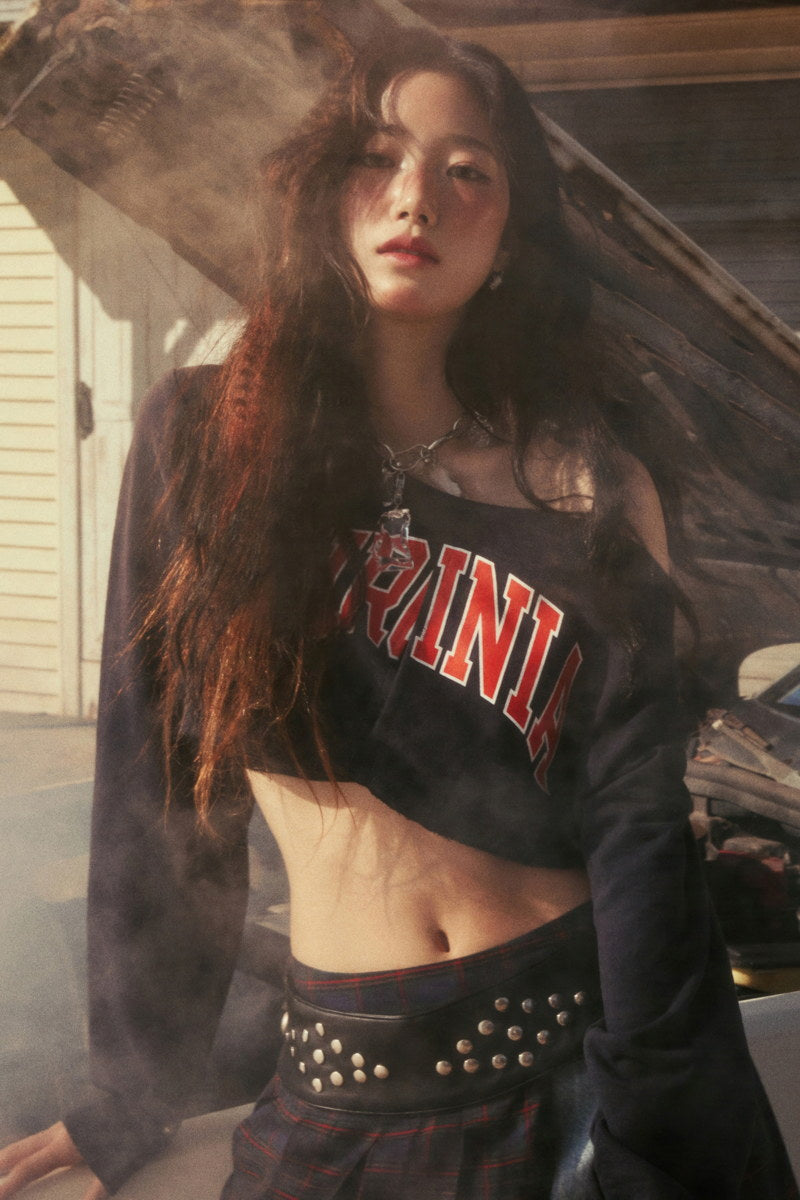 Le Sserafim Kazuha Poster Hot Album Tanned Guaiac Concept Photo Print K-Pop Home Decor For Living Room Aesthetic Kpop Female Girl Group