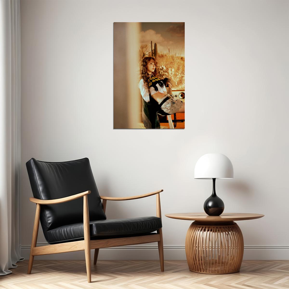 Le Sserafim Sakura Poster Hot Album Tanned Guaiac Concept Photo Print K-Pop Home Decor For Living Room Aesthetic Kpop Female Girl Group