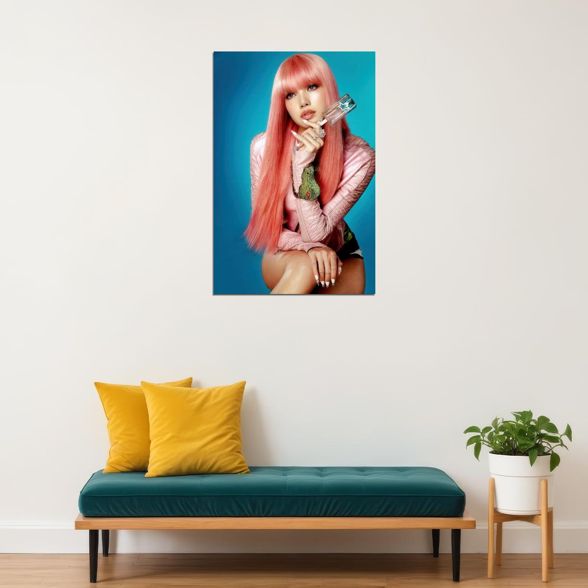 Blackpink Lisa Alter Ego Album Poster Kiki Concept Photo Print K-Pop Home Decor For Living Room Aesthetic Kpop Female Girl Group