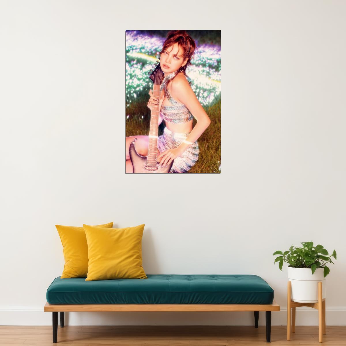 Blackpink Lisa Alter Ego Album Poster Roxi Concept Photo Print K-Pop Home Decor For Living Room Aesthetic Kpop Female Girl Group