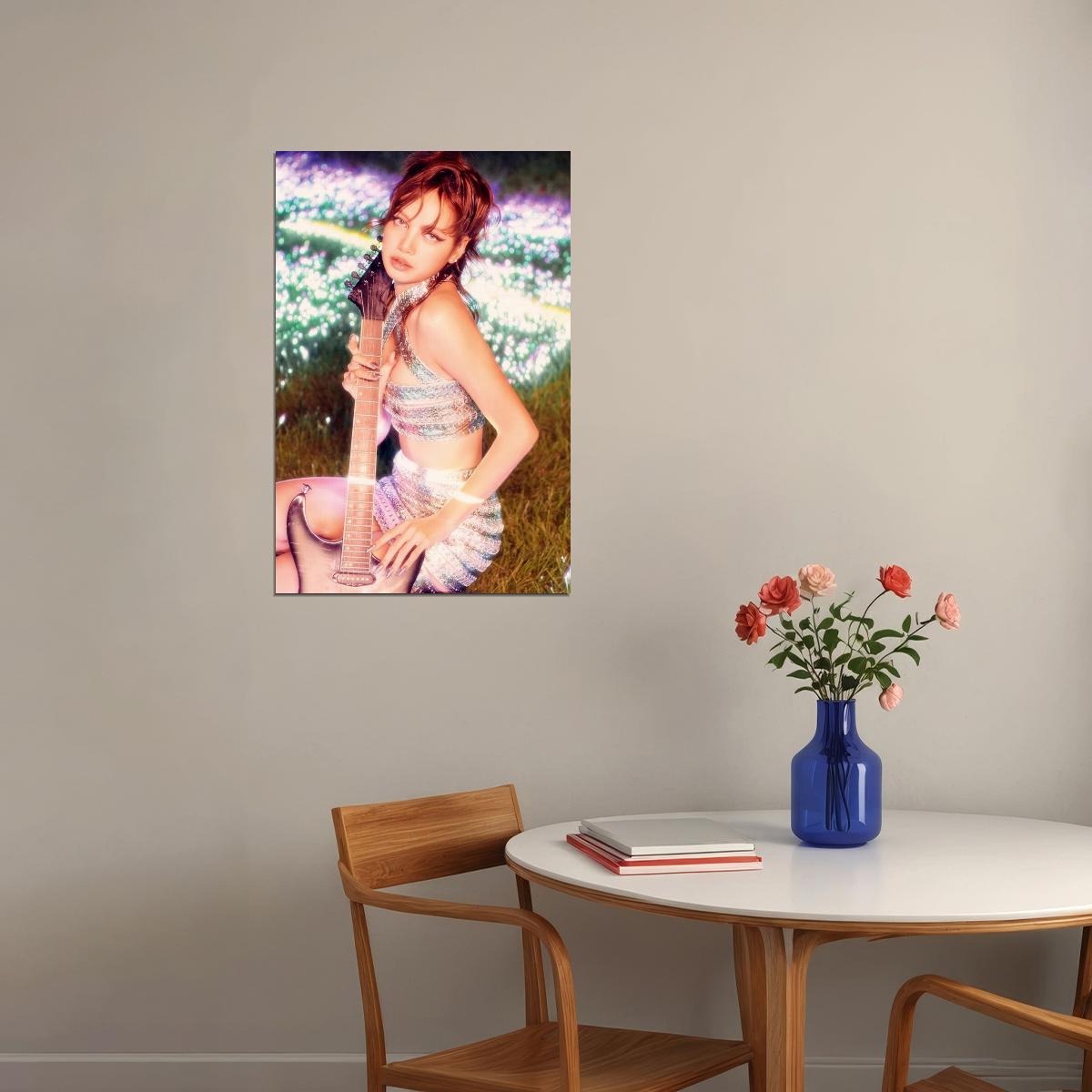 Blackpink Lisa Alter Ego Album Poster Roxi Concept Photo Print K-Pop Home Decor For Living Room Aesthetic Kpop Female Girl Group