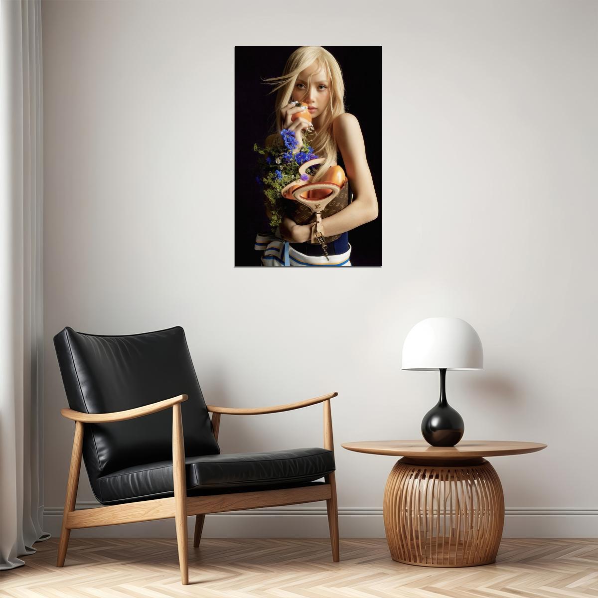 Blackpink Lisa Summer Fashion Photo Print K-Pop Home Decor For Living Room Aesthetic Kpop Female Girl Group