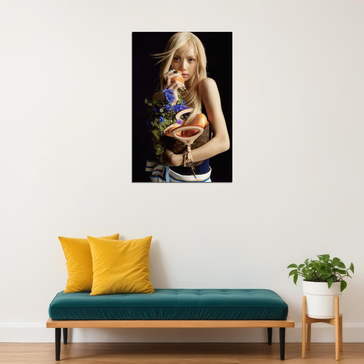 Blackpink Lisa Summer Fashion Photo Print K-Pop Home Decor For Living Room Aesthetic Kpop Female Girl Group