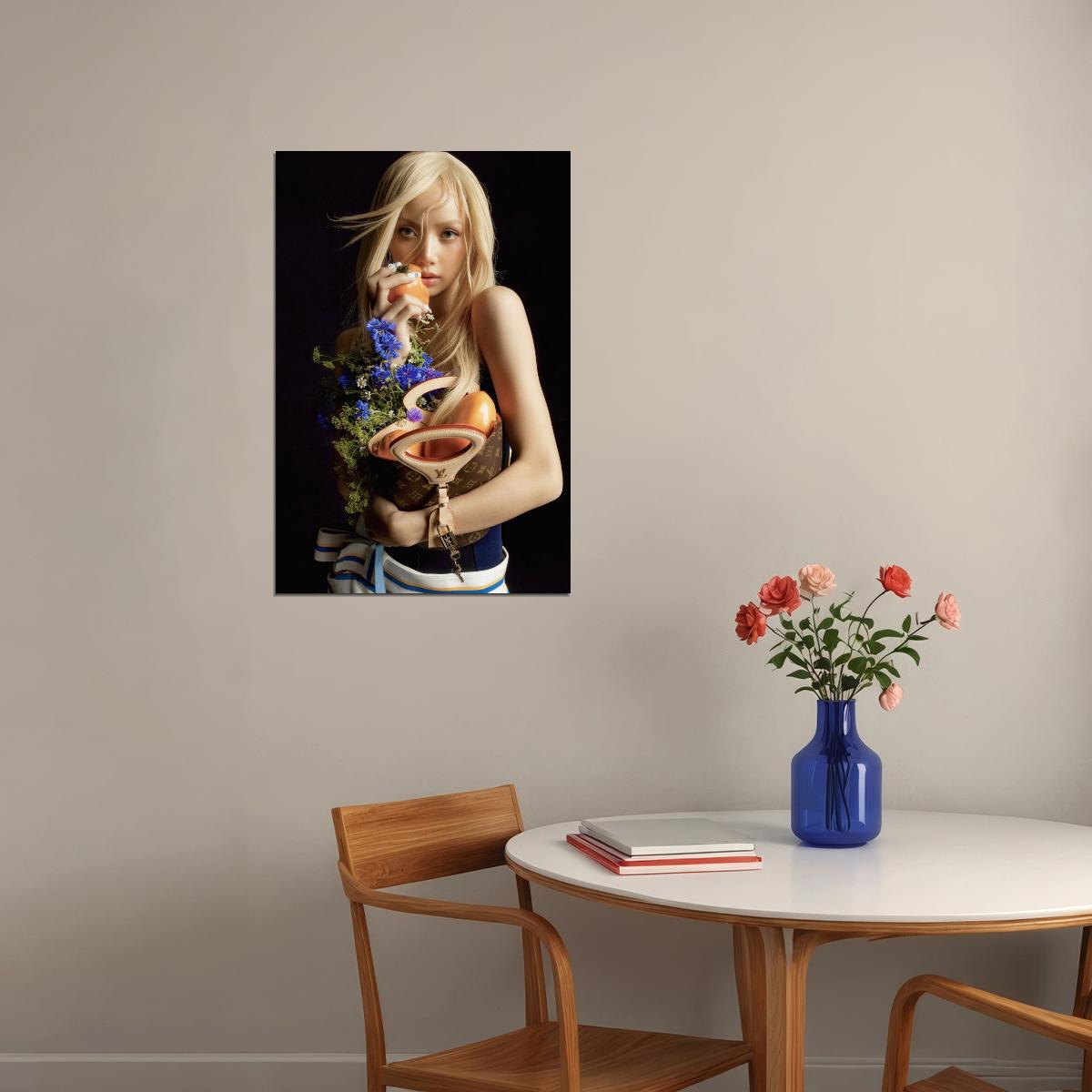 Blackpink Lisa Summer Fashion Photo Print K-Pop Home Decor For Living Room Aesthetic Kpop Female Girl Group