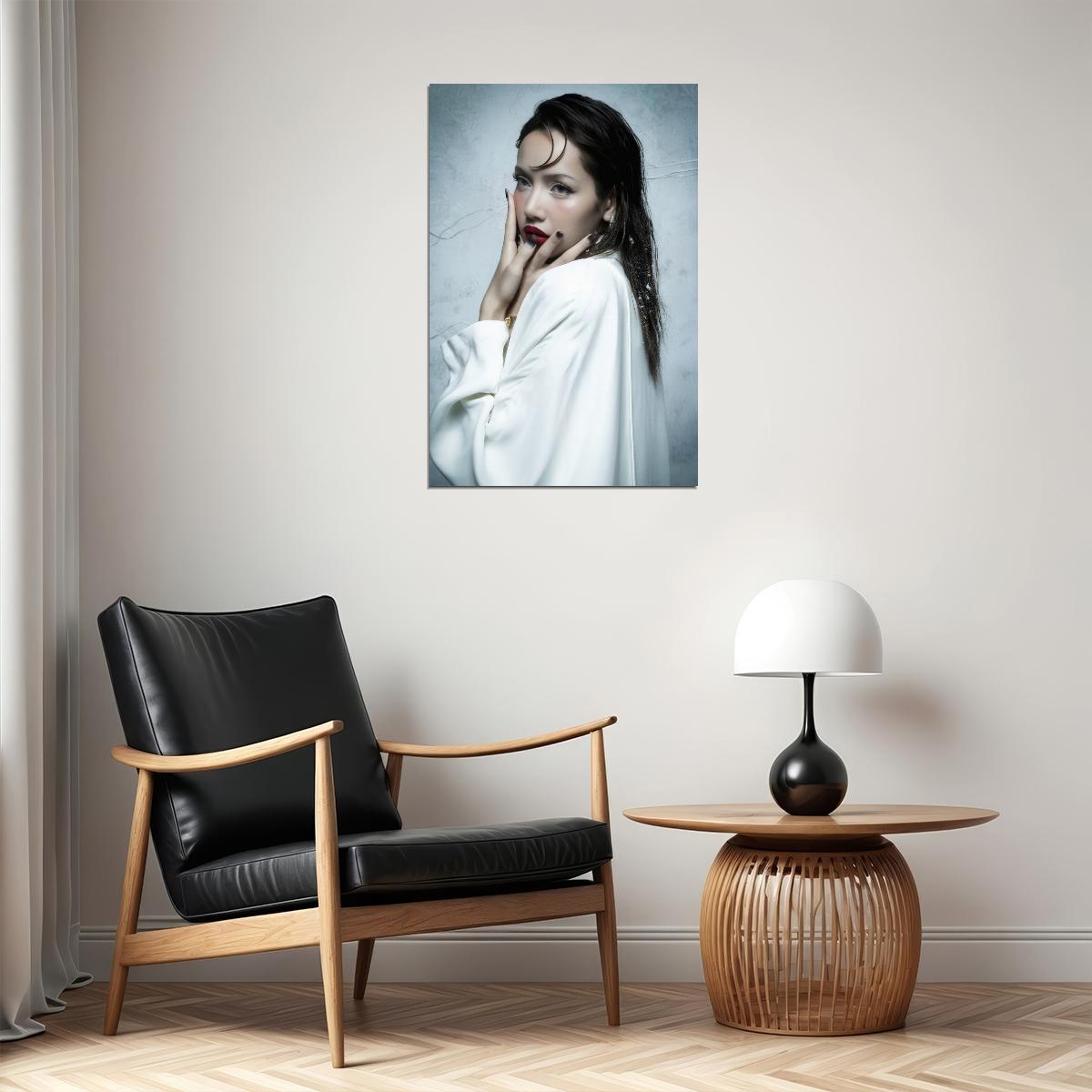 Blackpink Lisa Winter Fashion Photo Print K-Pop Home Decor For Living Room Aesthetic Kpop Female Girl Group