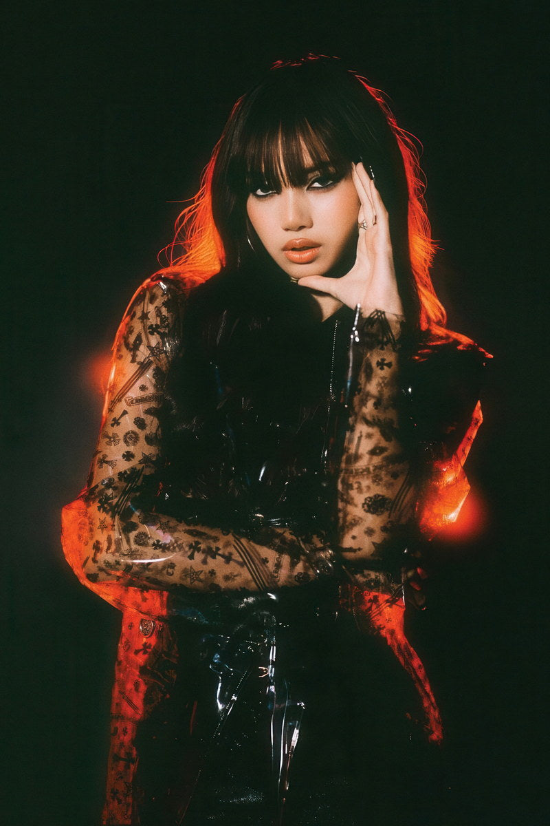 Blackpink Lisa Alter Ego Album Poster Concept Photo Print K-Pop Home Decor For Living Room Aesthetic Kpop Female Girl Group - xonomax