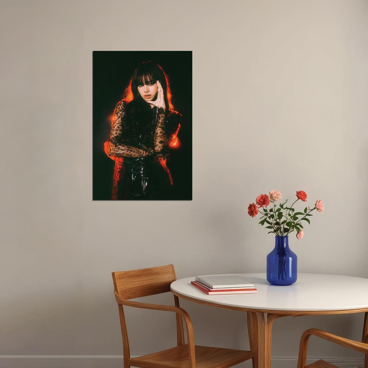 Blackpink Lisa Alter Ego Album Poster Concept Photo Print K-Pop Home Decor For Living Room Aesthetic Kpop Female Girl Group - xonomax