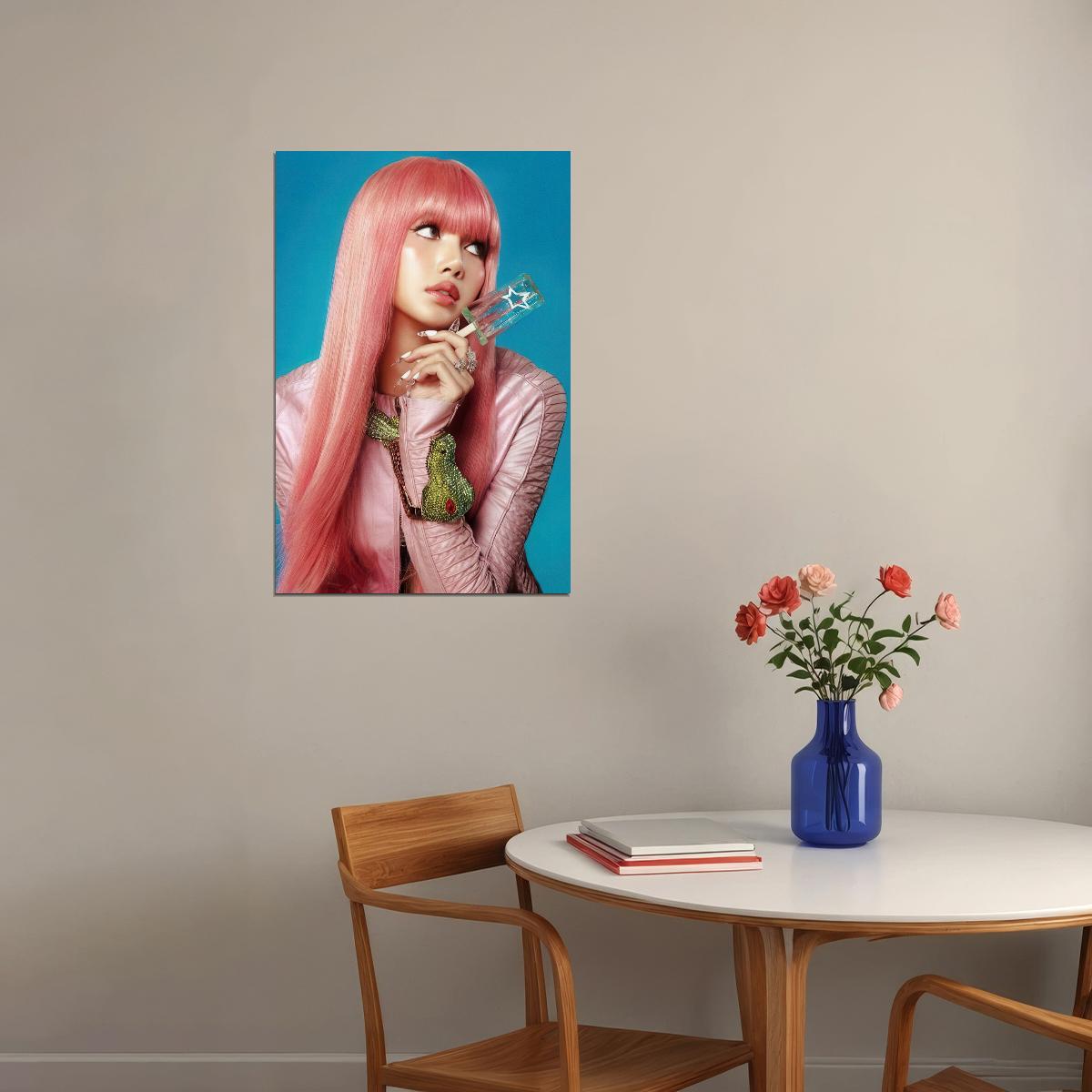 Blackpink Lisa Alter Ego Album Poster Concept Photo Print K-Pop Home Decor For Living Room Aesthetic Kpop Female Girl Group