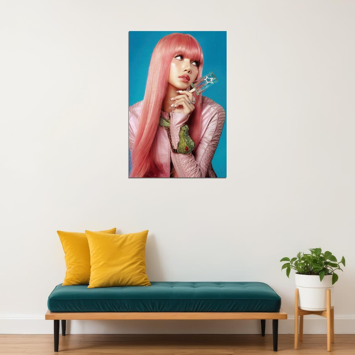 Blackpink Lisa Alter Ego Album Poster Concept Photo Print K-Pop Home Decor For Living Room Aesthetic Kpop Female Girl Group