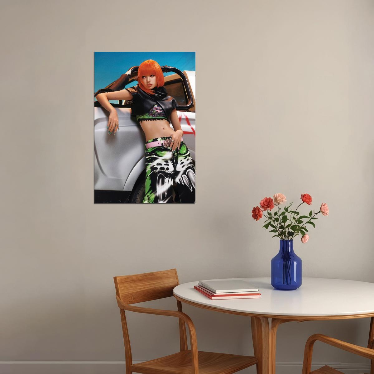 Blackpink Lisa Alter Ego Album Poster Concept Photo Print K-Pop Home Decor For Living Room Aesthetic Kpop Female Girl Group