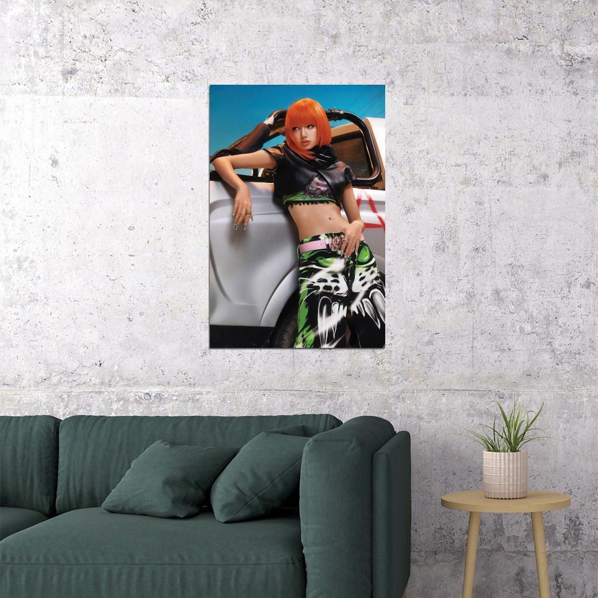 Blackpink Lisa Alter Ego Album Poster Concept Photo Print K-Pop Home Decor For Living Room Aesthetic Kpop Female Girl Group