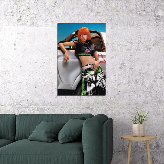 Blackpink Lisa Alter Ego Album Poster Concept Photo Print K-Pop Home Decor For Living Room Aesthetic Kpop Female Girl Group - xonomax