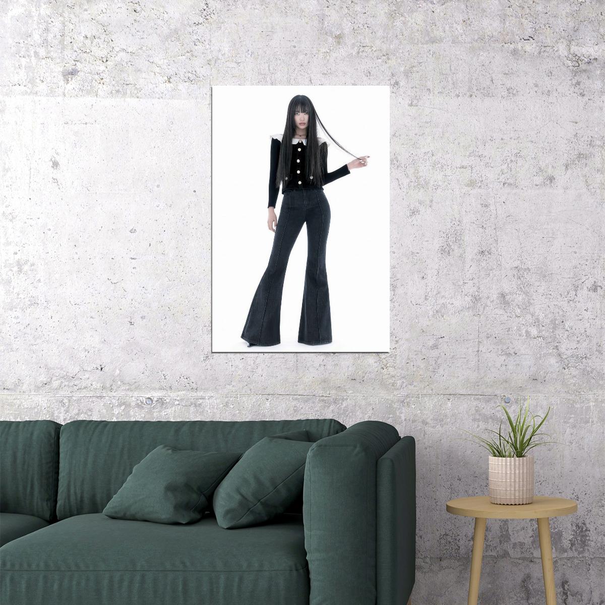Meovv Poster Fashion Group Photo Print K-Pop Home Decor For Living Room Aesthetic Kpop Female Girl Group