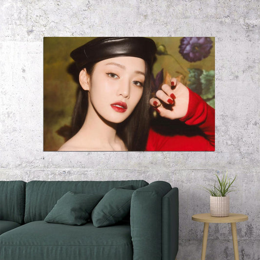 (G)I-Dle Minnie Her Poster Album Concept Photo Print K-Pop Home Decor For Living Room Aesthetic Kpop Female Girl Group - xonomax