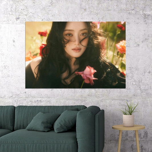 (G)I-Dle Minnie Her Poster Album Concept Photo Print K-Pop Home Decor For Living Room Aesthetic Kpop Female Girl Group - xonomax