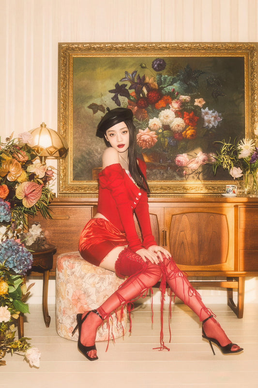 (G)I-Dle Minnie Her Poster Album Concept Photo Print K-Pop Home Decor For Living Room Aesthetic Kpop Female Girl Group - xonomax