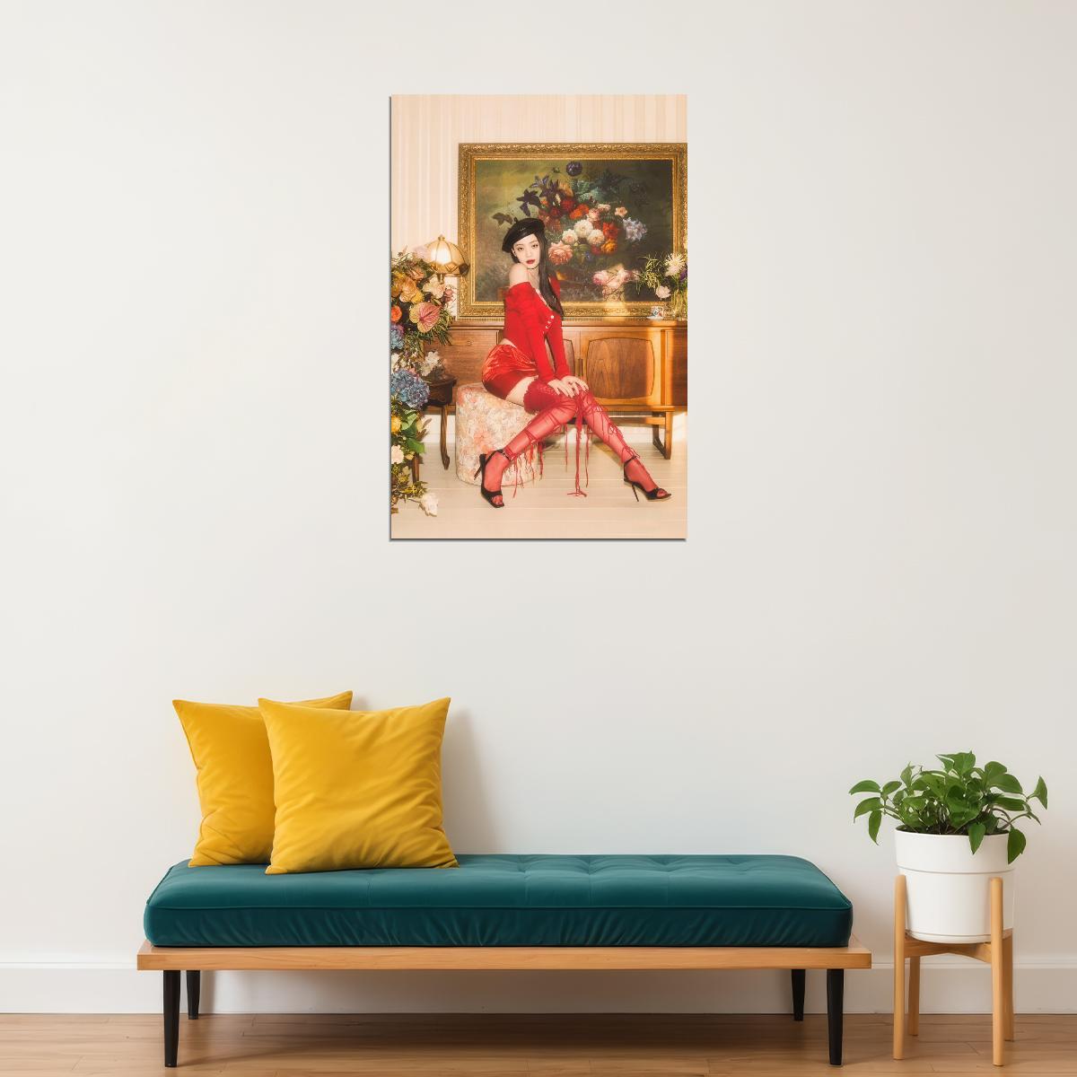 (G)I-Dle Minnie Her Poster Album Concept Photo Print K-Pop Home Decor For Living Room Aesthetic Kpop Female Girl Group
