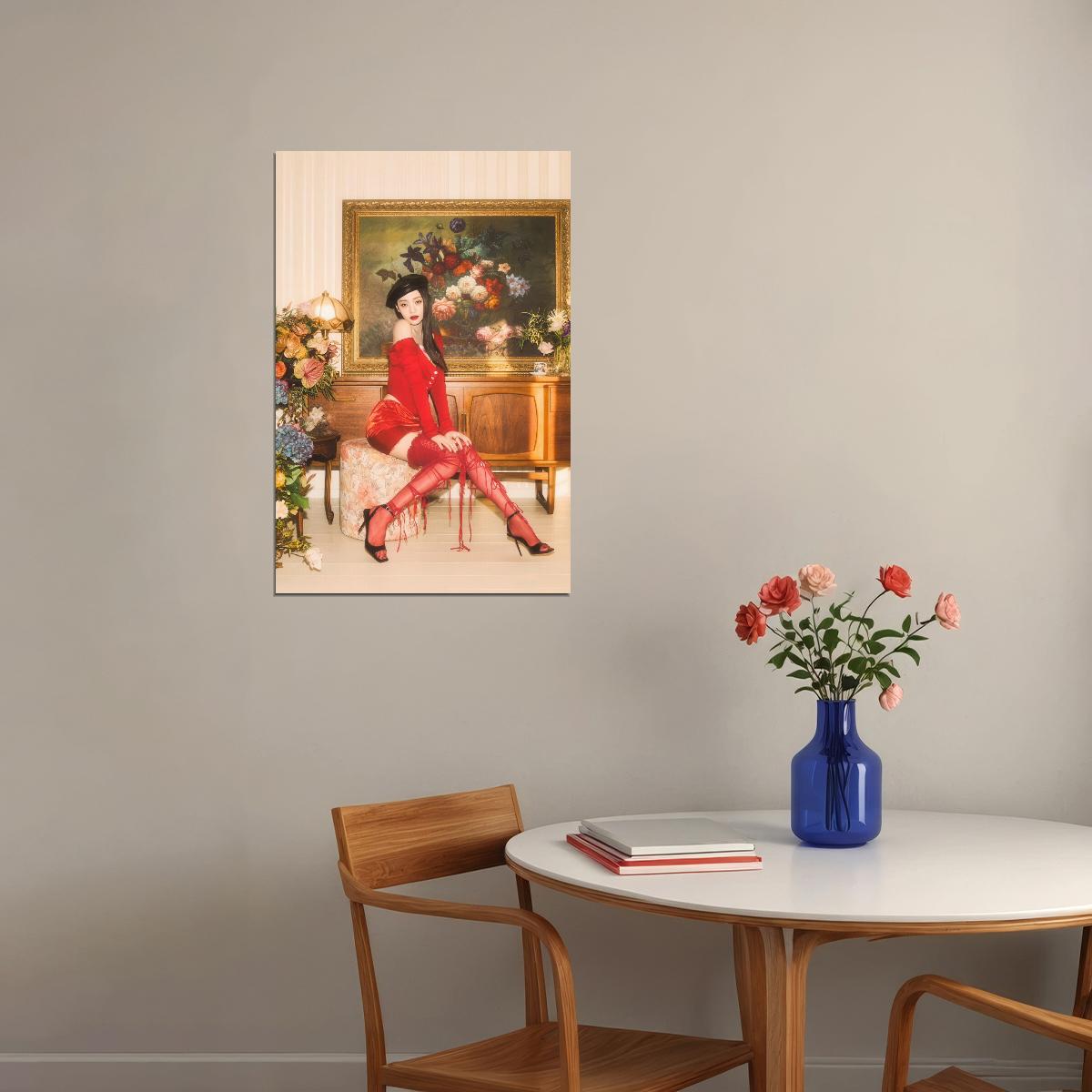 (G)I-Dle Minnie Her Poster Album Concept Photo Print K-Pop Home Decor For Living Room Aesthetic Kpop Female Girl Group