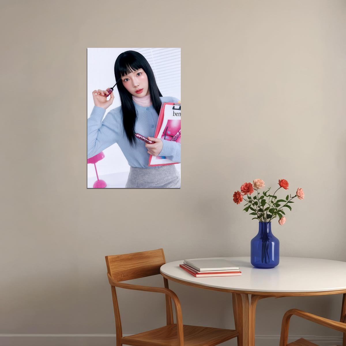 Taeyeon Poster Girls Generation Snsd Fashion Photo Print K-Pop Home Decor For Living Room Aesthetic Kpop Female Girl Group - xonomax