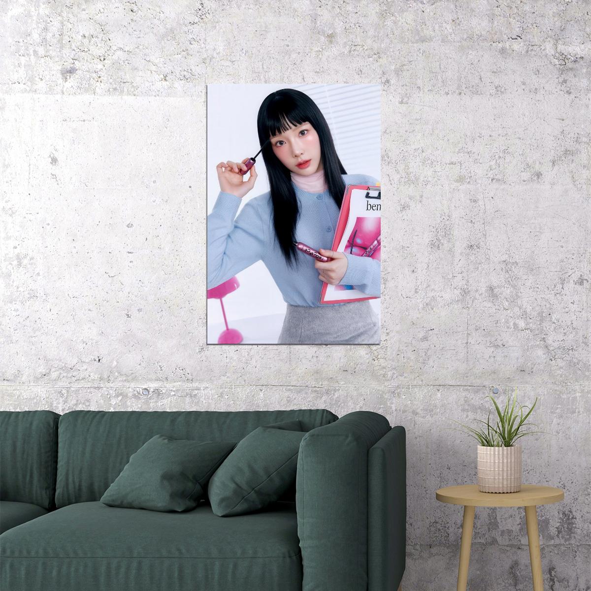 Taeyeon Poster Girls Generation Snsd Fashion Photo Print K-Pop Home Decor For Living Room Aesthetic Kpop Female Girl Group - xonomax