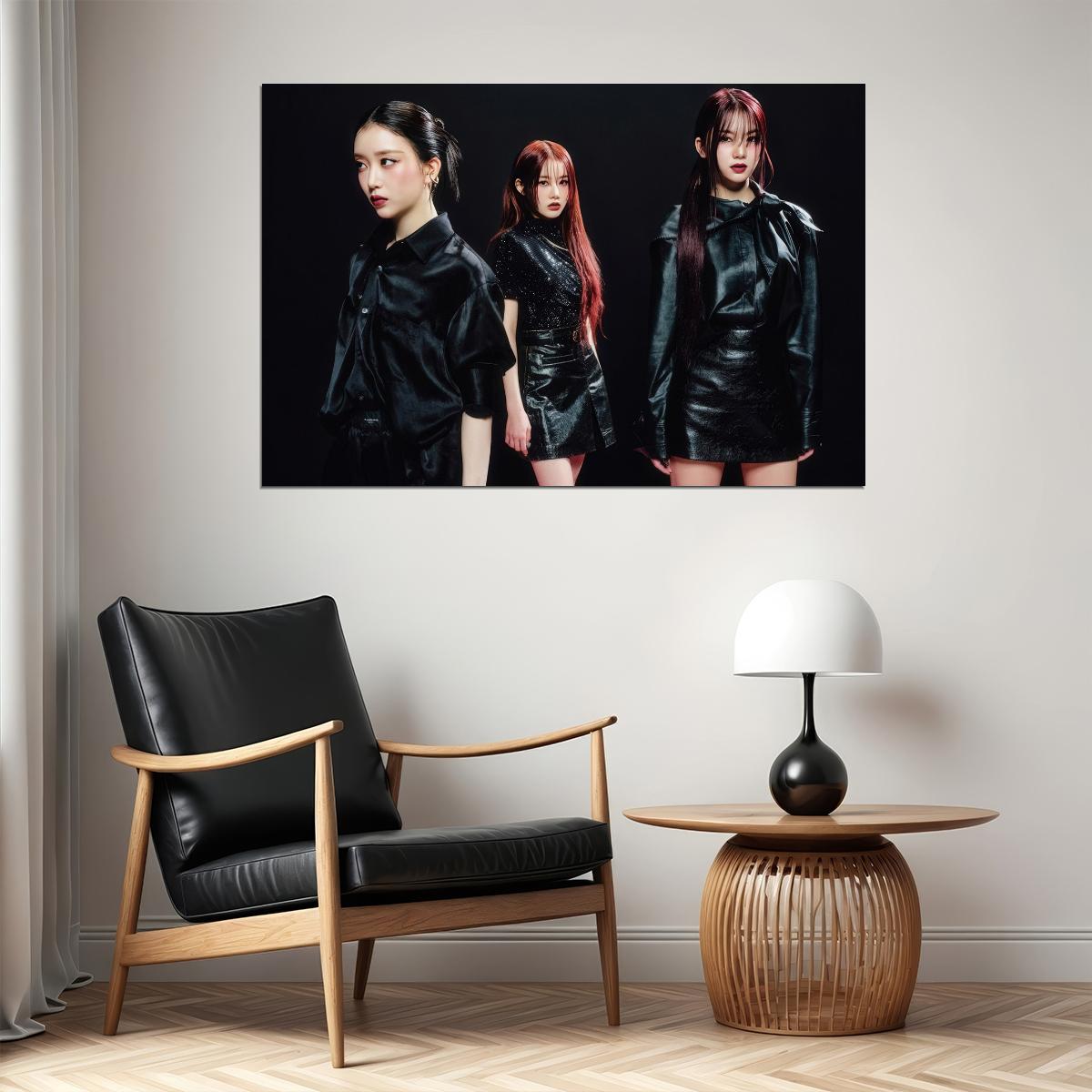Stayc Sumin Isa Sieun Poster Fashion Photo Print K-Pop Home Decor For Living Room Aesthetic Kpop Female Girl Group - xonomax