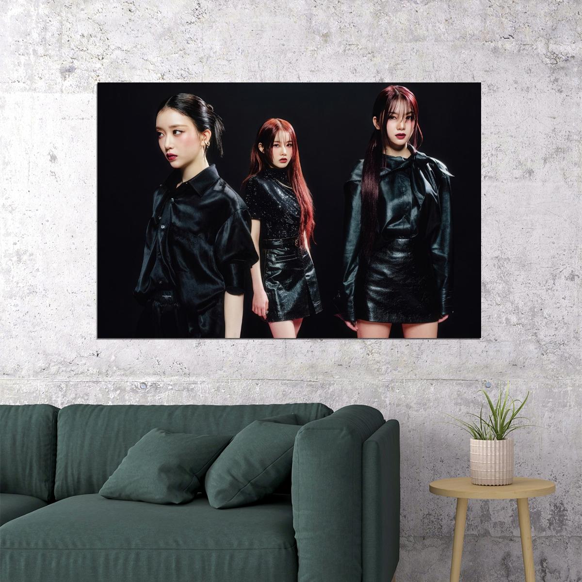 Stayc Sumin Isa Sieun Poster Fashion Photo Print K-Pop Home Decor For Living Room Aesthetic Kpop Female Girl Group - xonomax
