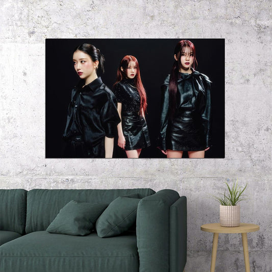 Stayc Sumin Isa Sieun Poster Fashion Photo Print K-Pop Home Decor For Living Room Aesthetic Kpop Female Girl Group - xonomax