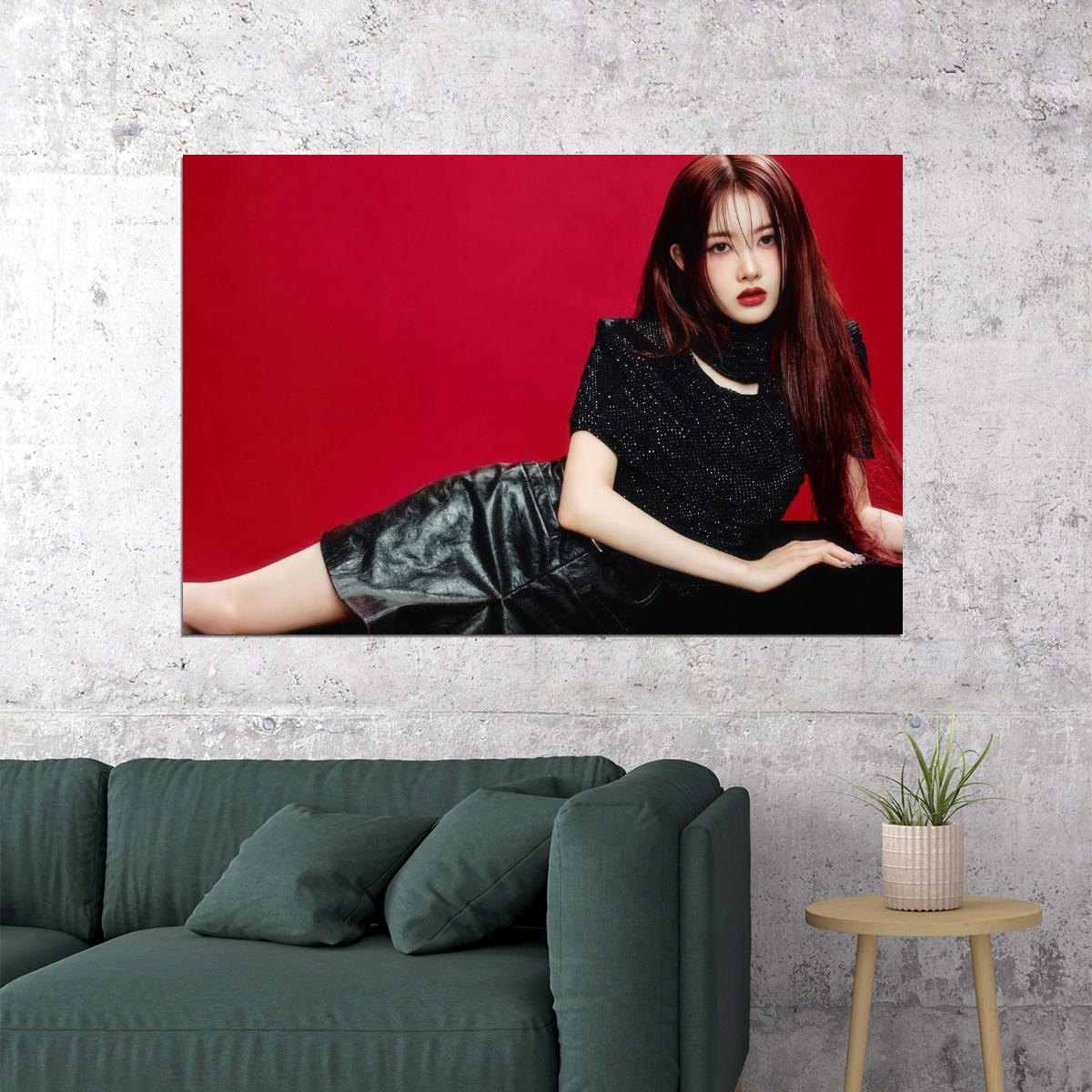 Stayc Sumin Isa Sieun Poster Fashion Photo Print K-Pop Home Decor For Living Room Aesthetic Kpop Female Girl Group - xonomax