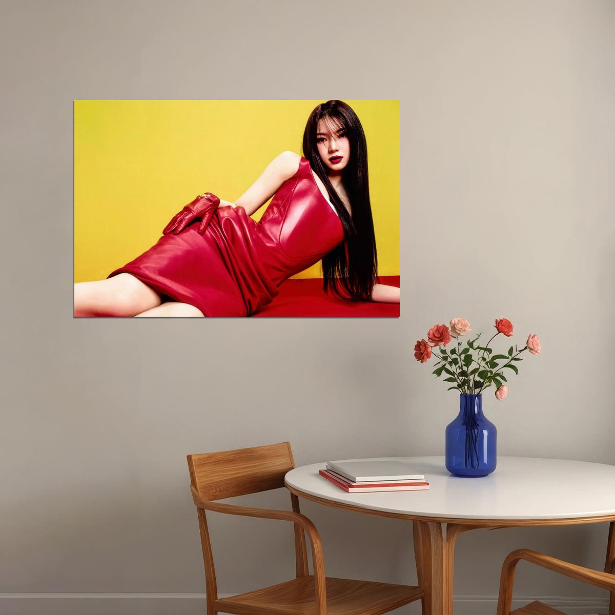 Stayc Sumin Isa Sieun Poster Fashion Photo Print K-Pop Home Decor For Living Room Aesthetic Kpop Female Girl Group - xonomax