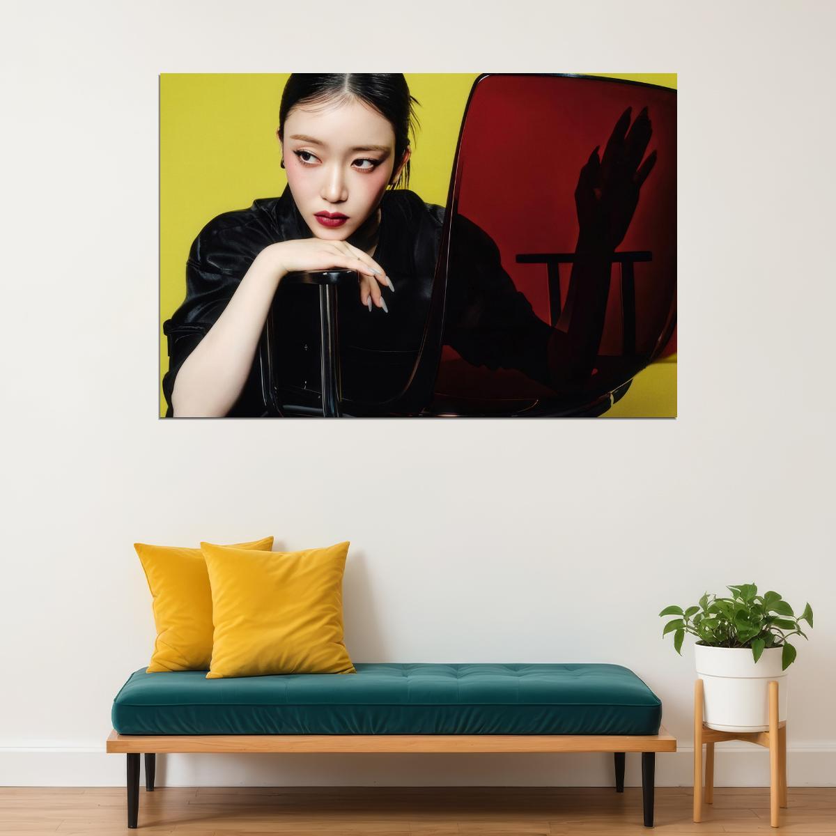 Stayc Sumin Isa Sieun Poster Fashion Photo Print K-Pop Home Decor For Living Room Aesthetic Kpop Female Girl Group - xonomax