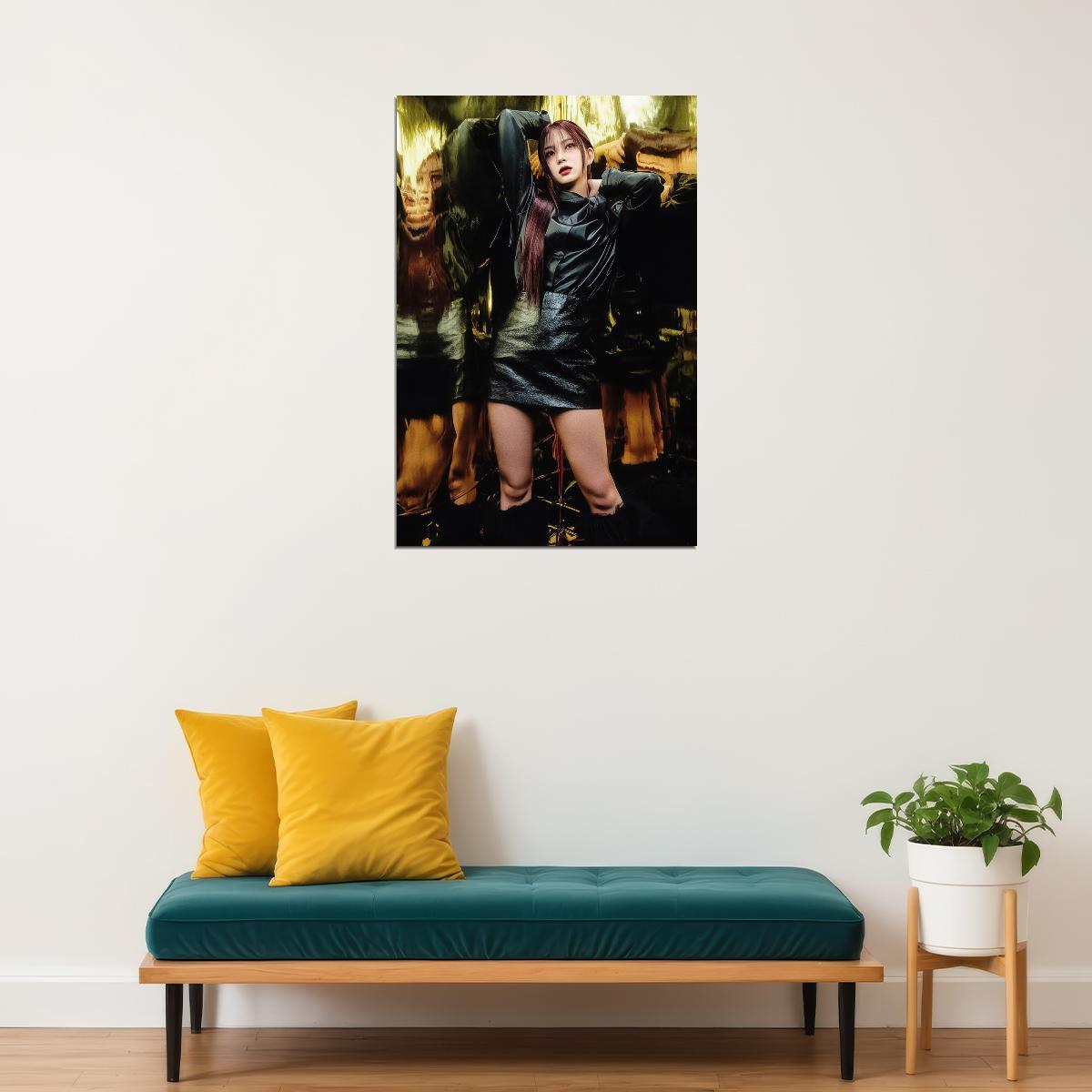 Stayc Sumin Isa Sieun Poster Fashion Photo Print K-Pop Home Decor For Living Room Aesthetic Kpop Female Girl Group - xonomax