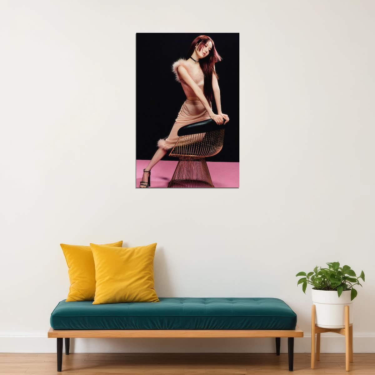 Stayc Sumin Isa Sieun Poster Fashion Photo Print K-Pop Home Decor For Living Room Aesthetic Kpop Female Girl Group - xonomax