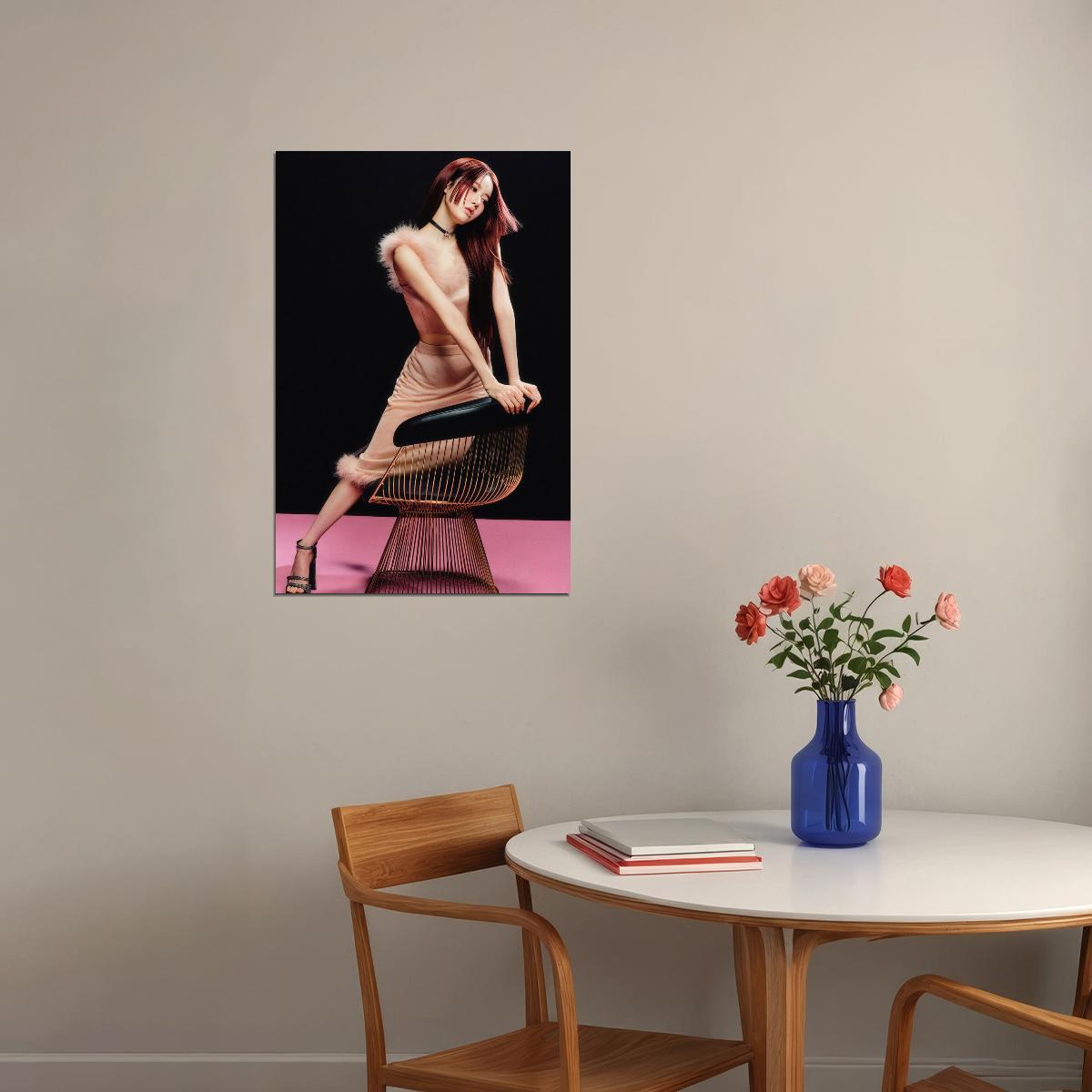 Stayc Sumin Isa Sieun Poster Fashion Photo Print K-Pop Home Decor For Living Room Aesthetic Kpop Female Girl Group - xonomax