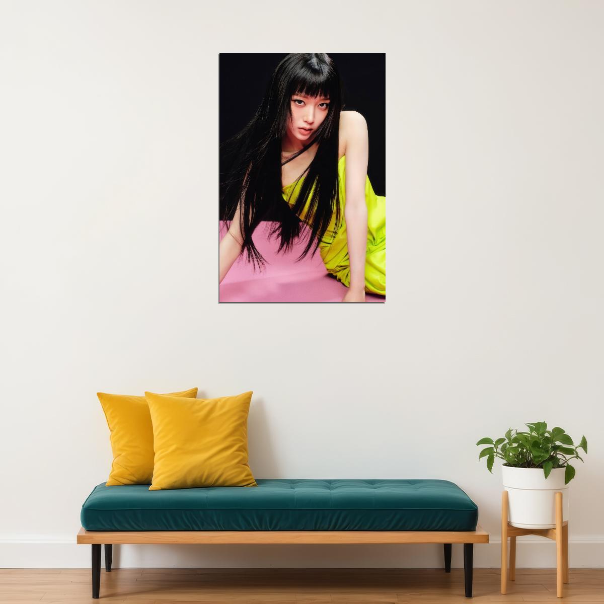 Stayc Sumin Isa Sieun Poster Fashion Photo Print K-Pop Home Decor For Living Room Aesthetic Kpop Female Girl Group - xonomax