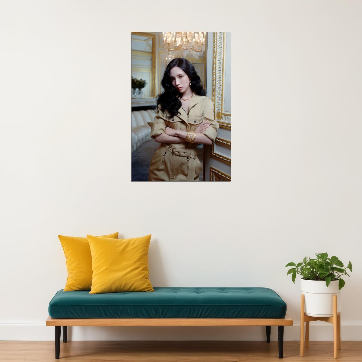 Twice Mina Poster Fashion Photo Print K-Pop Home Decor For Living Room Aesthetic Kpop Female Girl Group - xonomax