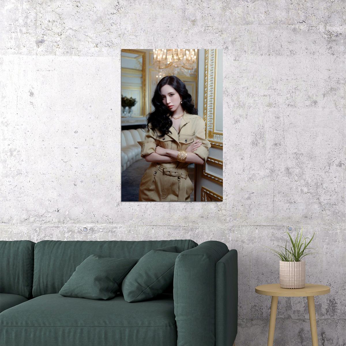 Twice Mina Poster Fashion Photo Print K-Pop Home Decor For Living Room Aesthetic Kpop Female Girl Group - xonomax