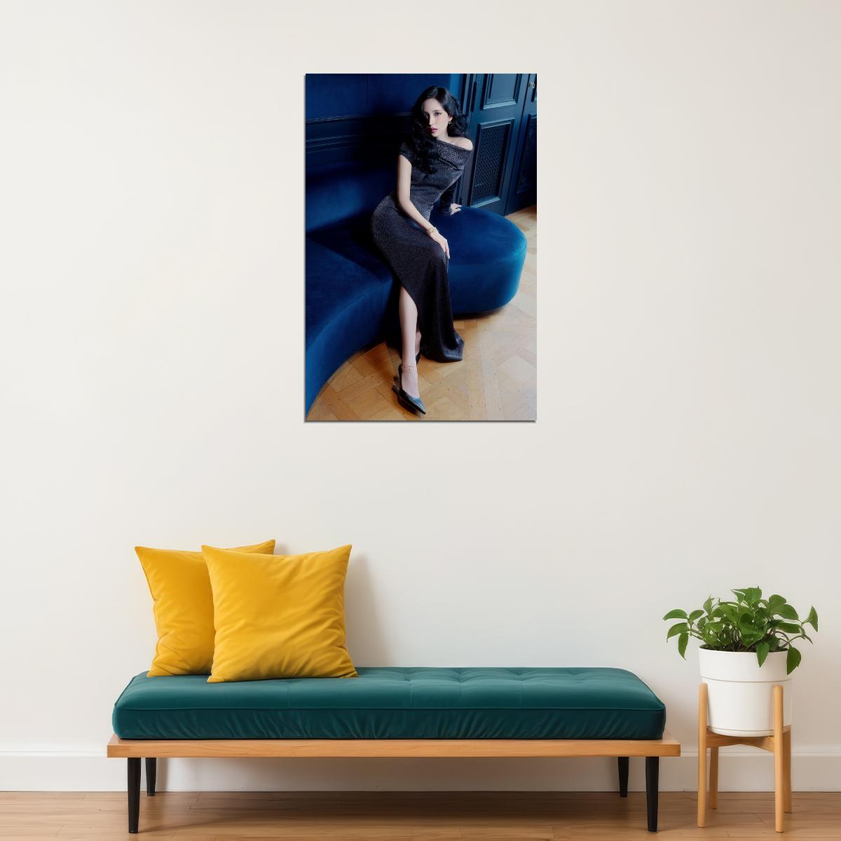 Twice Mina Poster Fashion Photo Print K-Pop Home Decor For Living Room Aesthetic Kpop Female Girl Group - xonomax