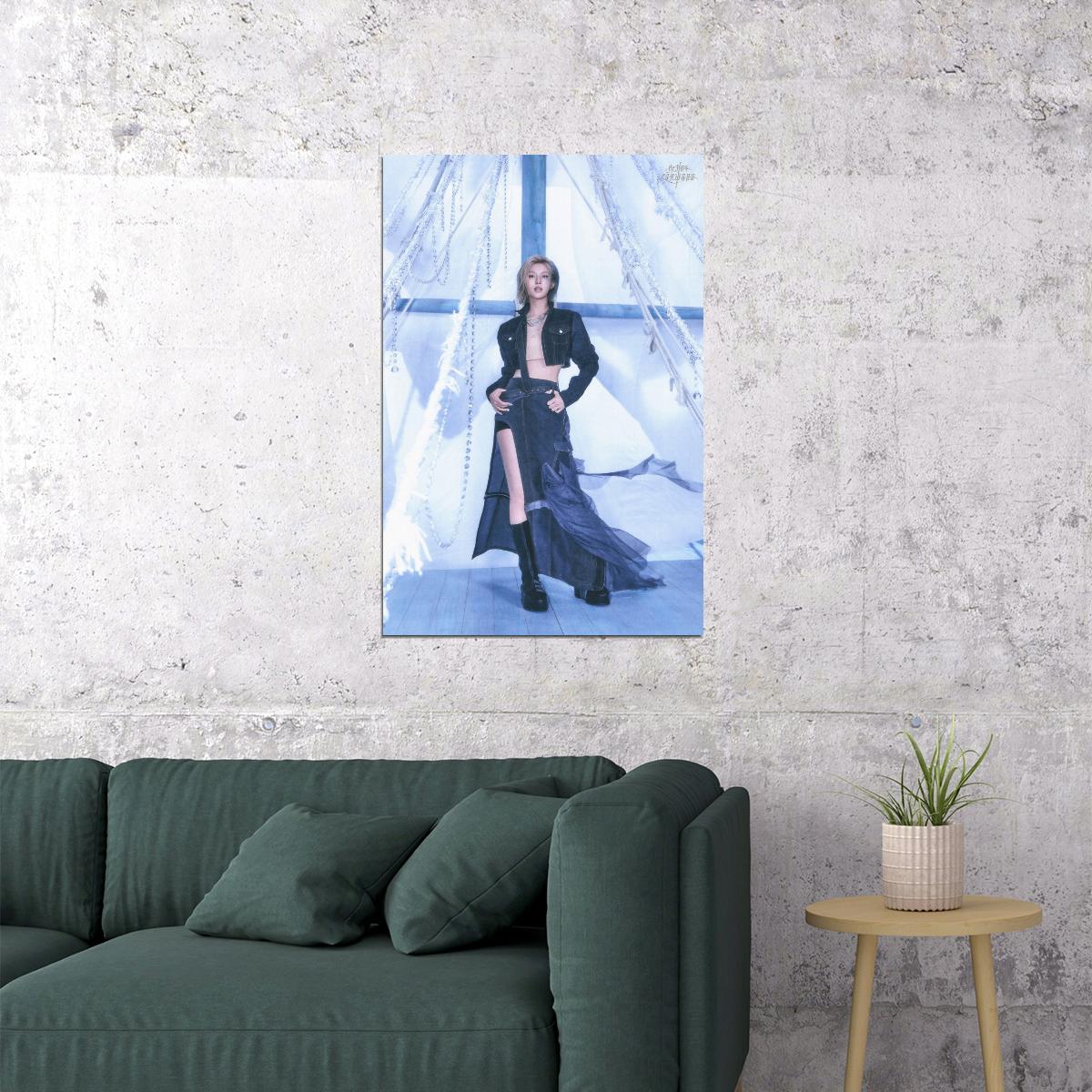 Nmixx Bae Poster Fe3o4 Forward Ep Concept Photo Print K-Pop Home Decor For Living Room Aesthetic Kpop Female Girl Group