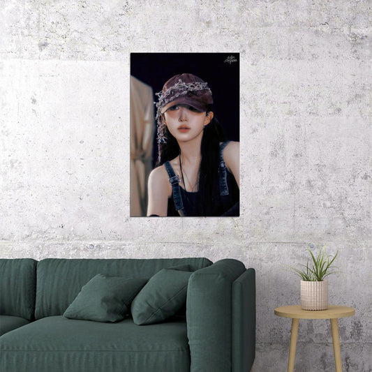 Nmixx Haewon Poster Fe3o4 Forward Ep Concept Photo Print K-Pop Home Decor For Living Room Aesthetic Kpop Female Girl Group - xonomax