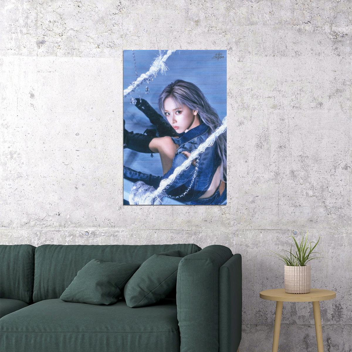 Nmixx Jiwoo Poster Fe3o4 Forward Ep Concept Photo Print K-Pop Home Decor For Living Room Aesthetic Kpop Female Girl Group