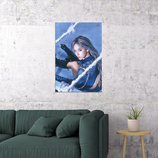 Nmixx Jiwoo Poster Fe3o4 Forward Ep Concept Photo Print K-Pop Home Decor For Living Room Aesthetic Kpop Female Girl Group - xonomax