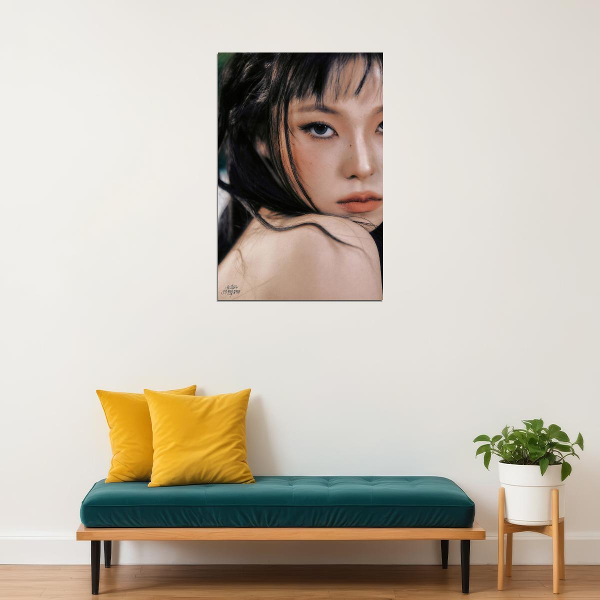 Nmixx Kyujin Poster Fe3o4 Forward Ep Concept Photo Print K-Pop Home Decor For Living Room Aesthetic Kpop Female Girl Group