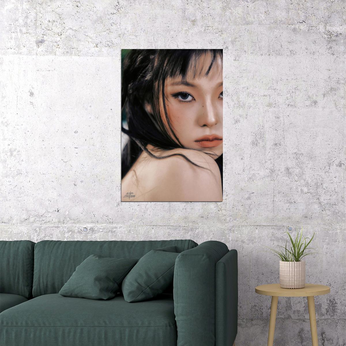 Nmixx Kyujin Poster Fe3o4 Forward Ep Concept Photo Print K-Pop Home Decor For Living Room Aesthetic Kpop Female Girl Group