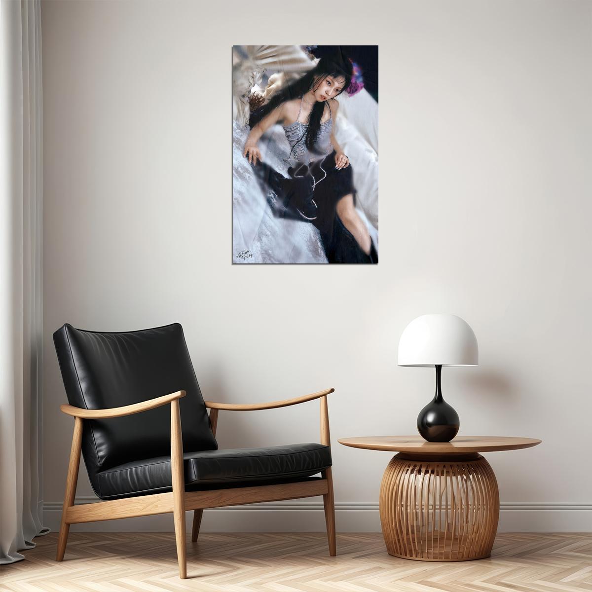 Nmixx Kyujin Poster Fe3o4 Forward Ep Concept Photo Print K-Pop Home Decor For Living Room Aesthetic Kpop Female Girl Group