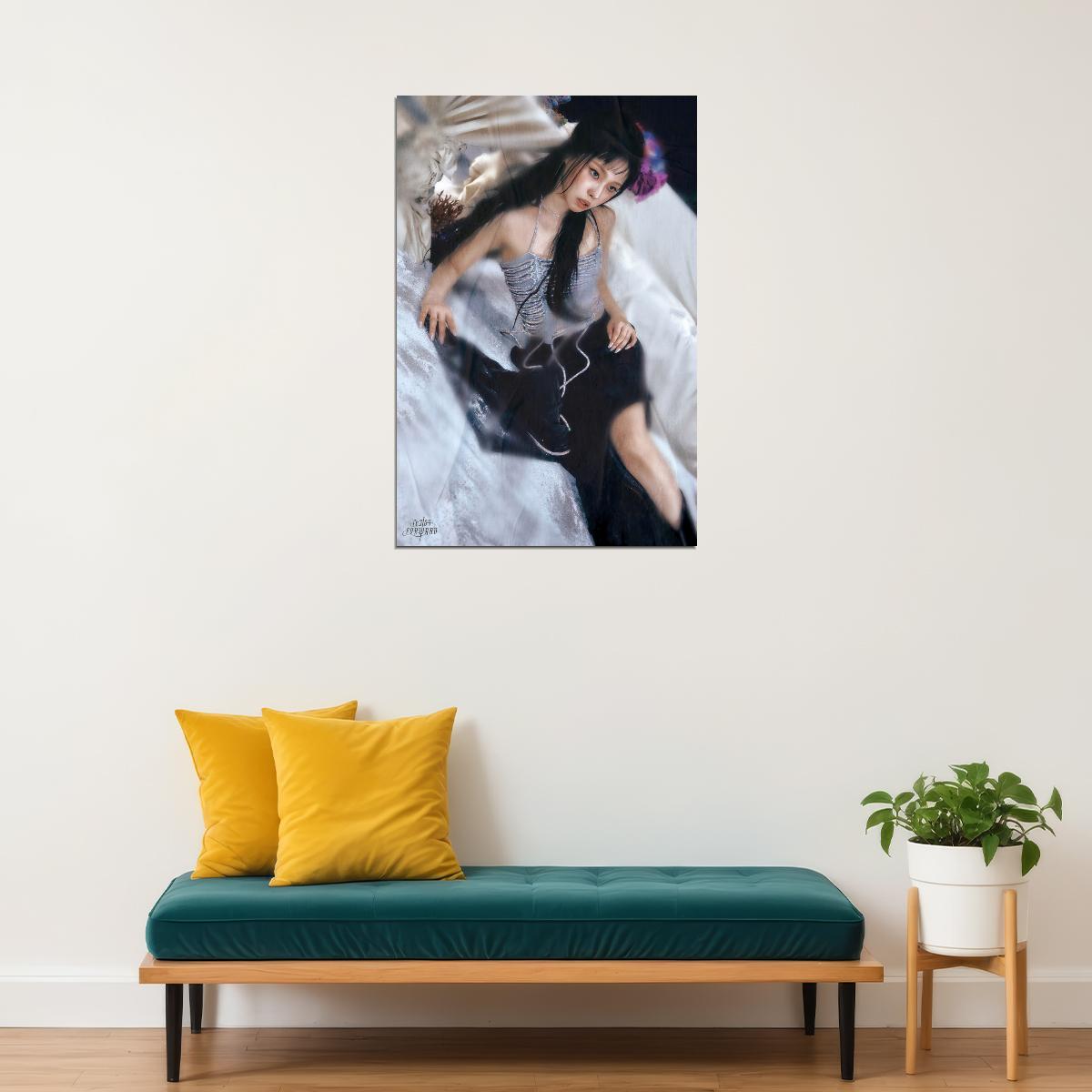 Nmixx Kyujin Poster Fe3o4 Forward Ep Concept Photo Print K-Pop Home Decor For Living Room Aesthetic Kpop Female Girl Group