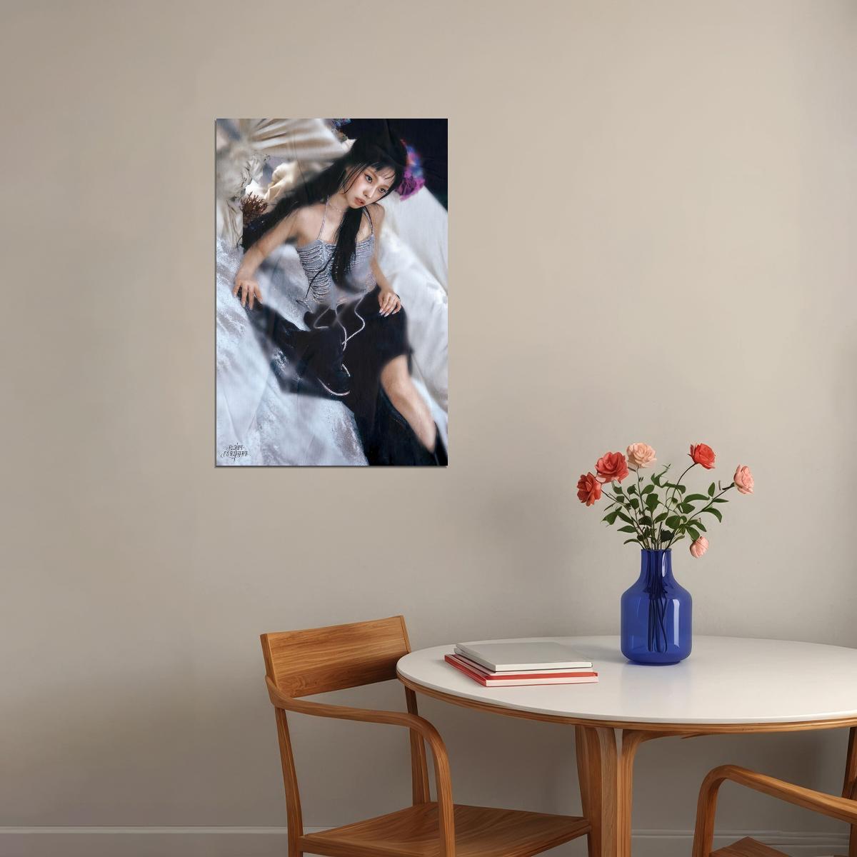 Nmixx Kyujin Poster Fe3o4 Forward Ep Concept Photo Print K-Pop Home Decor For Living Room Aesthetic Kpop Female Girl Group