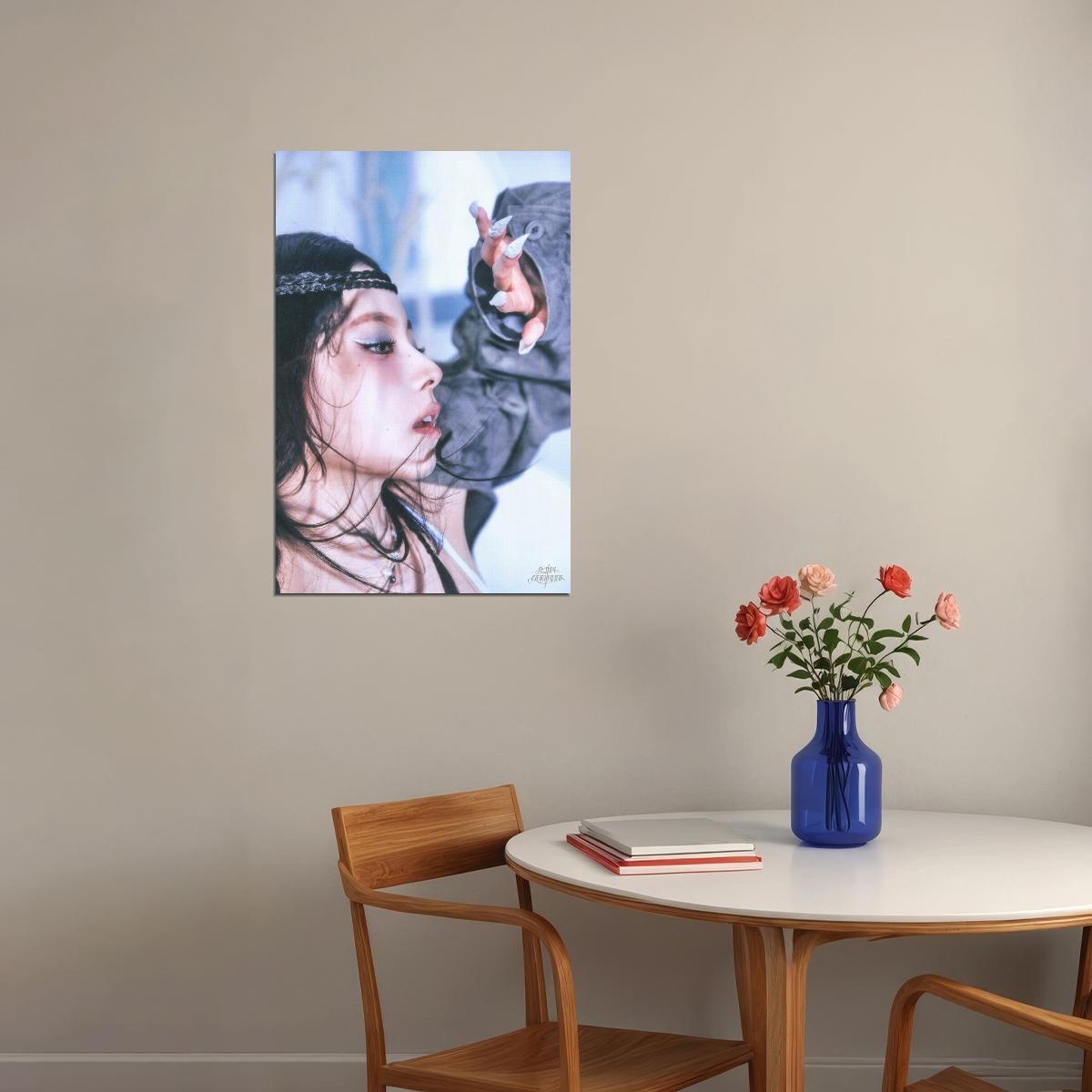 Nmixx Kyujin Poster Fe3o4 Forward Ep Concept Photo Print K-Pop Home Decor For Living Room Aesthetic Kpop Female Girl Group